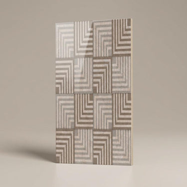 Elegant Russet Camel, Medium Grey, Patterned, Tiles - Vitrified - Full Body, 4 x 2 ft, 9 mm