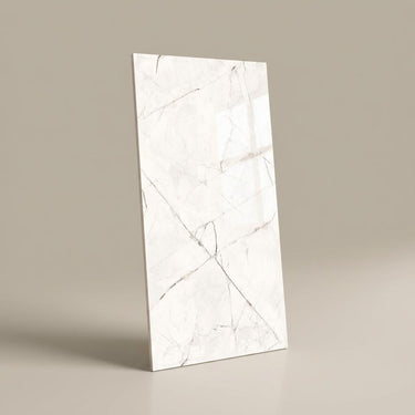 Splendore Blanc Silk, Warm White, Marble, Tiles - Vitrified - Full Body, 4 x 2 ft, 9 mm
