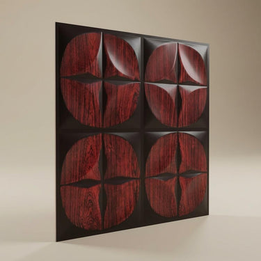 Forged Antique Teakwood - Himalayan Rock Imprint - Brown, Bronze - Decorative Ceiling Panel - 2 ft x 2 ft