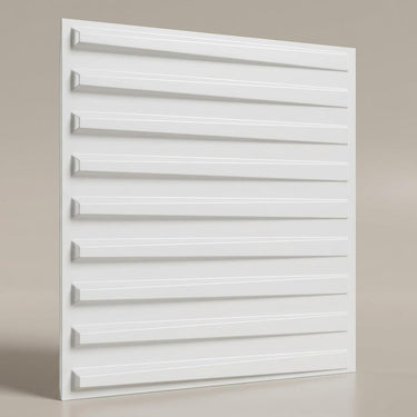 Cotton Marble Paintable - Greek Geometric - White - Decorative Ceiling Panel - 2 ft x 2 ft