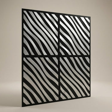 Antique Silver Copper - Greek Geometric - Copper, Bronze - Decorative Ceiling Panel - 2 ft x 2 ft