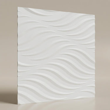 Côte Stone 623 White PVC Panels | 1.6 x 1.6 Ft, 1 mm