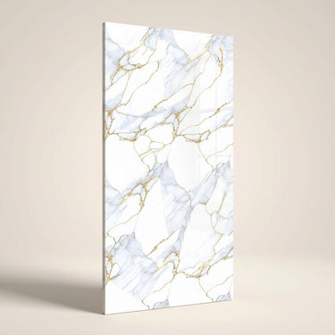 Imperial Pearl Marble, Amber & White, Marble, Tiles - Ceramic, 4 x 2 ft, 8.5 mm