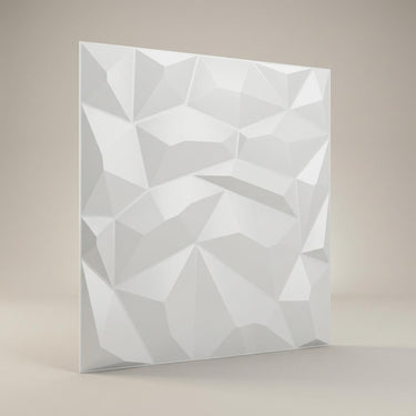 Clean Snow Paintable - Himalayan Rock Imprint - White - Decorative Ceiling Panel - 2 ft x 2 ft