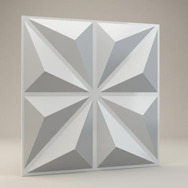 Viva Luxe 617 White PVC Panels | 1.6 x 1.6 Ft, 1 mm