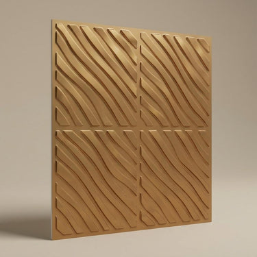 Real Gold - Greek Geometric - Gold - Decorative Ceiling Panel - 2 ft x 2 ft