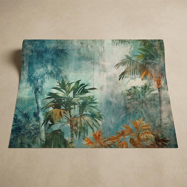 Colorful Tree Hues Green, Artisan Stories, Wallpaper, 54  sft