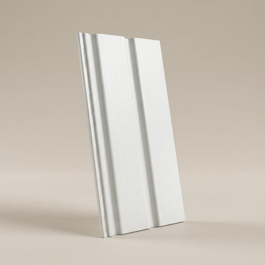 Pristine Milky White - Scandinavian Flutes - White - Fluted Ceiling Panel - 1 ft x 13 ft