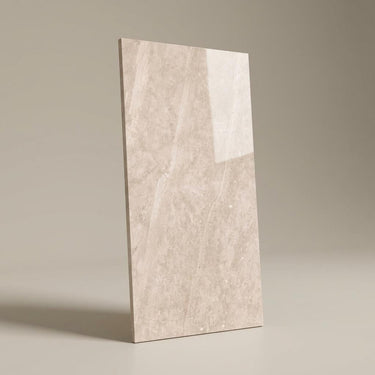 Dexter Beige, Beige, Marble, Tiles - Vitrified - Full Body, 5 x 2.5 ft, 9 mm