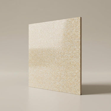 Jasper Blend Terrazzo, Beige, Zellige Chips, Tiles - Vitrified - Full Body, 1 x 1 ft, 9 mm