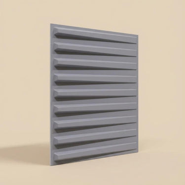 Natural Milky Grey - Greek Geometric - Grey - Decorative Ceiling Panel - 2 ft x 2 ft