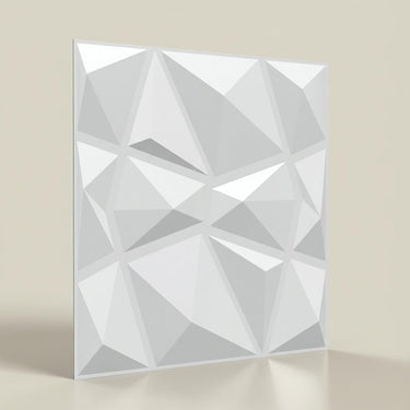 Côte Edge 627 White PVC Panels | 1.6 x 1.6 Ft, 1 mm