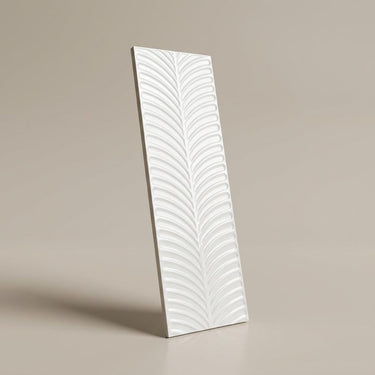 Silk Snow Metro, Warm White, Subway, Tiles - Vitrified - Full Body, 1 x 0.25 ft, 9 mm