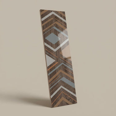 Vibes Moka Decor Wood Plank, Dark Brown, Wood, Tiles - Vitrified - Full Body, 4 x 0.6 ft, 9 mm