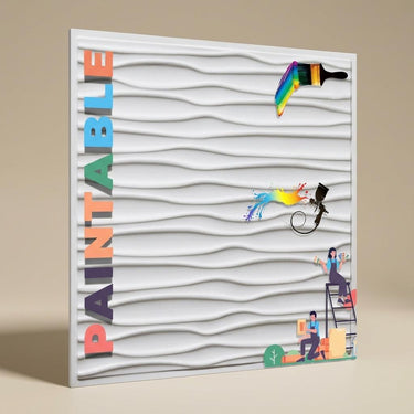 Rich Royal Grey - Greek Geometric - Silver, Grey - Decorative Ceiling Panel - 2 ft x 2 ft