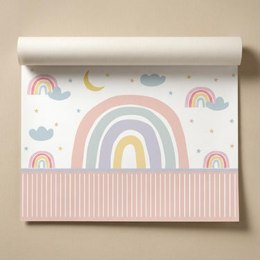 Arc in the Clouds, Kiddopia, Wallpaper, 54  sft