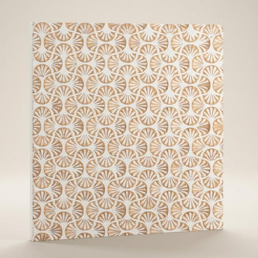 Aged Antique White - Moraccan Meshwork - White, Beige - Decorative Ceiling Panel - 2 ft x 2 ft