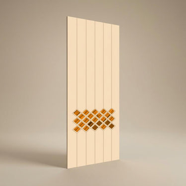 Noir Bloom Multi-colour Engineered Wood Panels | 8 x 4 Ft, 6 mm