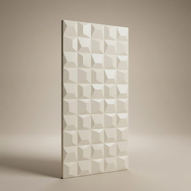 Sora Frost White PU Panels | 4 x 2 Ft, 100 mm