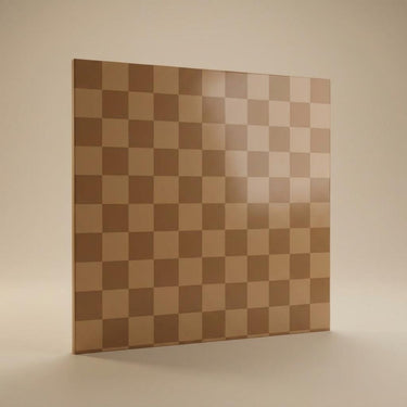 Consistent Brown Candy - Greek Geometric - Brown - Decorative Ceiling Panel - 2 ft x 2 ft