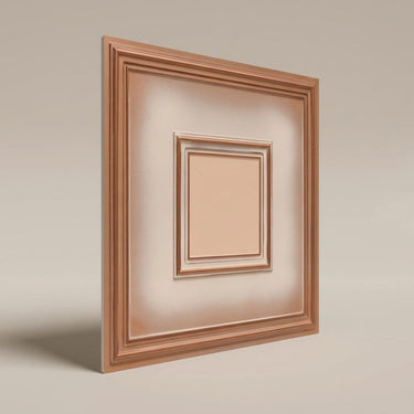 Imagine Sandstone - Greek Geometric - Beige, Brown - Decorative Ceiling Panel - 2 ft x 2 ft