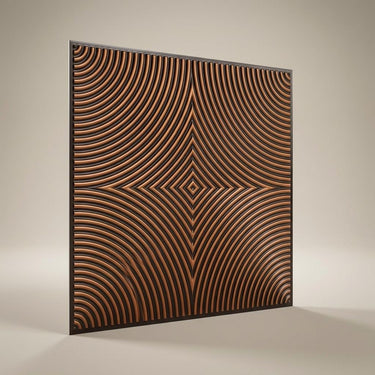 Timeless Antique Copper - Greek Geometric - Copper, Bronze - Decorative Ceiling Panel - 2 ft x 2 ft