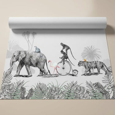 Jungle Parade, Kiddopia, Wallpaper, 54  sft