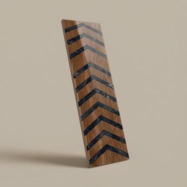 Wonder Tree Bark Decor Wood Plank, Dark Brown, Wood, Tiles - Vitrified - Full Body, 4 x 0.6 ft, 9 mm