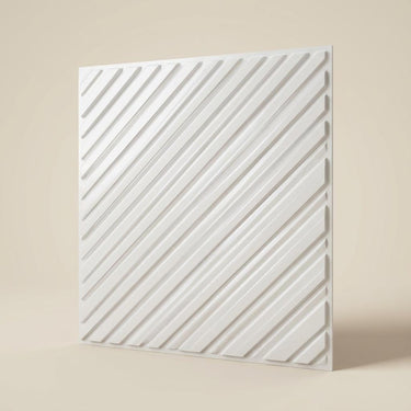 Paintable Velvet - Greek Geometric - White - Decorative Ceiling Panel - 2 ft x 2 ft