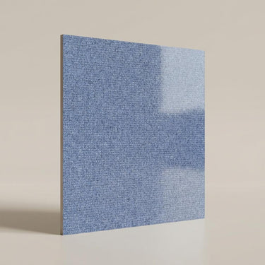 Jasper Sterling Terrazzo, Blue, Zellige Chips, Tiles - Vitrified - Full Body, 1 x 1 ft, 9 mm