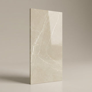 Sovereign Crème Marble, Khakhi Green, Marble, Tiles - Vitrified - Full Body, 2 x 1 ft, 9 mm