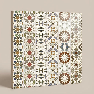 Frozen Forest, Blue, Moroccan, Tiles - Ceramic, 1 x 1 ft, 7 mm