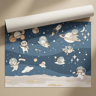 Animal Flight, Kiddopia, Wallpaper, 54  sft