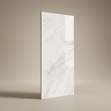 Michel Angelo, Warm White, Marble, Tiles - Ceramic, 4 x 2 ft, 8.5 mm
