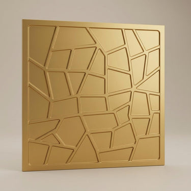 Solid Gold - Moraccan Meshwork - Gold - Decorative Ceiling Panel - 2 ft x 2 ft