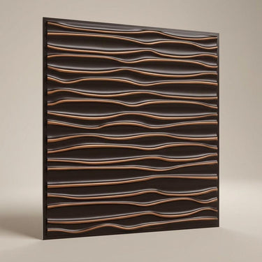 Rustic Antique Copper - Greek Geometric - Copper, Bronze - Decorative Ceiling Panel - 2 ft x 2 ft