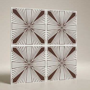 Forged Antique Mocha - Baali Botanical - Brown - Decorative Ceiling Panel - 2 ft x 2 ft