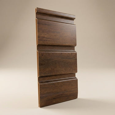 Grove Attic Nut - Scandinavian Flutes - Nut - Fluted Ceiling Panel - 1 ft x 13 ft