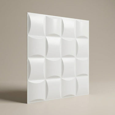 Terra Leaf 615 White PVC Panels | 1.6 x 1.6 Ft, 1 mm