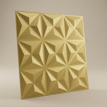 Mono Brass - Himalayan Rock Imprint - Brass - Decorative Ceiling Panel - 2 ft x 2 ft