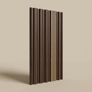 Pure Wood Copper Recycled PP Panels | 8 x 0.8 Ft, 10 mm