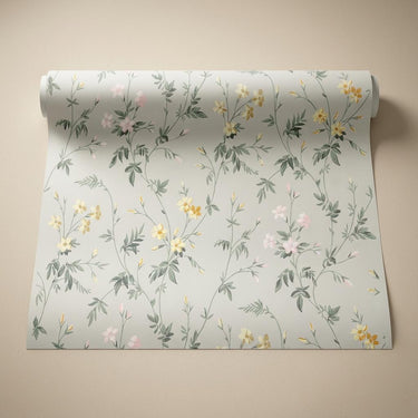Leaf & Blossom Cascade Soft , Botanical Tales, Wallpaper, 54  sft