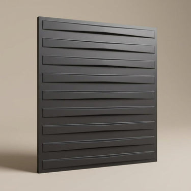 Organic Black - Greek Geometric - Black - Decorative Ceiling Panel - 2 ft x 2 ft