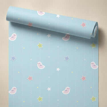 Tiny Twinkle Tails, Kiddopia, Wallpaper, 54  sft