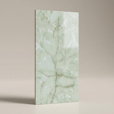 Pistachino Onyx, Light Grey, Marble, Tiles - Ceramic, 4 x 2 ft, 8.5 mm