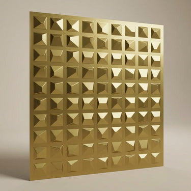 Tone Brass - Greek Geometric - Brass - Decorative Ceiling Panel - 2 ft x 2 ft