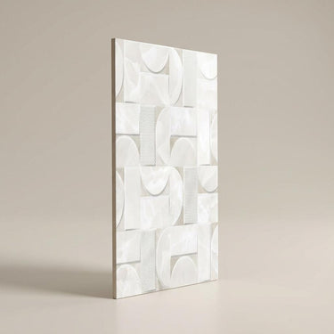 Refined 25114 HL, Warm White, Patterned, Tiles - Vitrified - Full Body, 2 x 1 ft, 9 mm