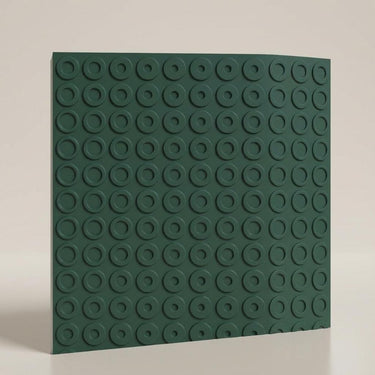 Natural R L Green - Greek Geometric - Green - Decorative Ceiling Panel - 2 ft x 2 ft