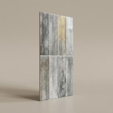 Urban Oasis, Grey, Subway, Tiles - Ceramic, 2 x 1 ft, 7 mm