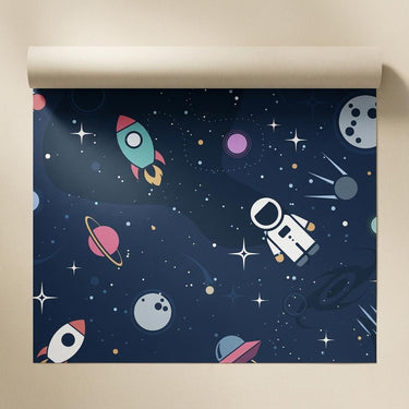 Captain Cosmos, Kiddopia, Wallpaper, 54 sft